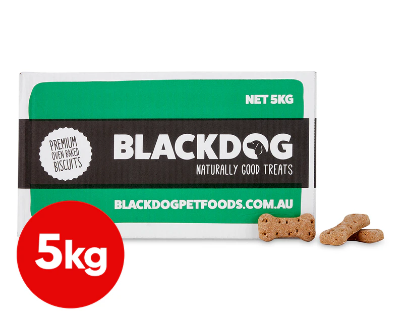 Blackdog Premium Oven Baked Dog Biscuits Peanut Butter 5kg