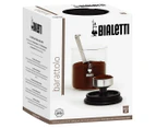 Bialetti 250g Moka Glass Coffee Jar - Clear/Black