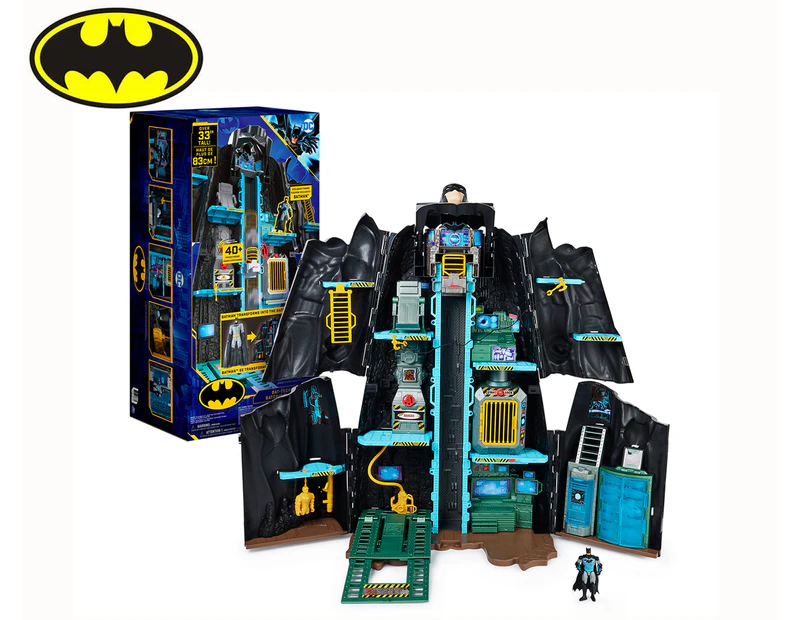 DC Comics Batman Giant Transforming Bat-Tech Batcave Playset