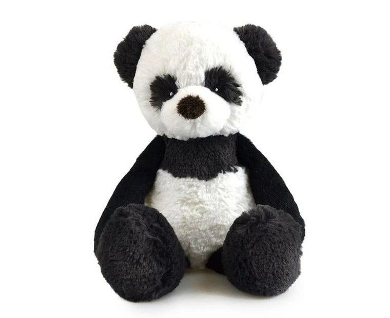 Frankie & Friends 28cm Patch Panda Soft Animal Plush Stuffed Toy Kids 3y+ Black