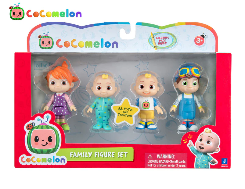 CoComelon 4-Piece Family Figure Set