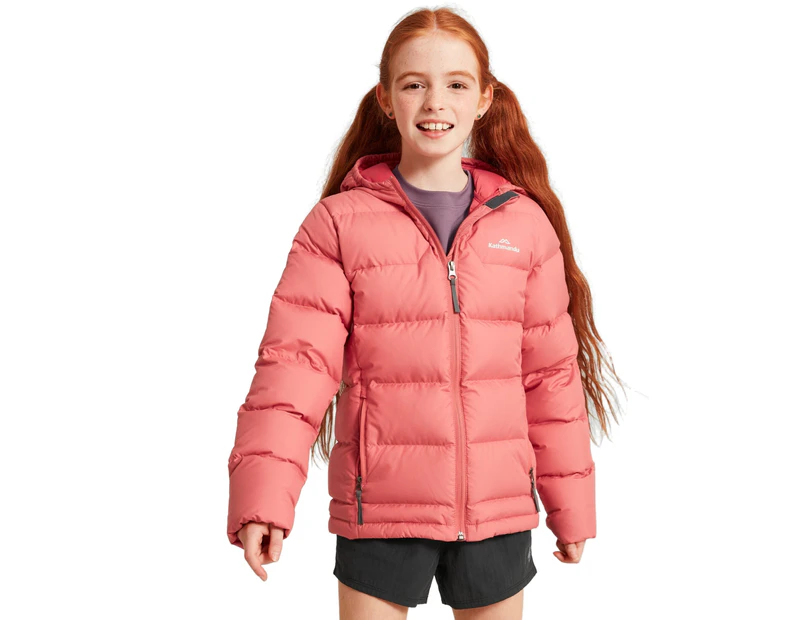 Kathmandu Epiq Girls Down Puffer Warm Outdoor Winter Jacket  Kids  Basic Jacket - Potter