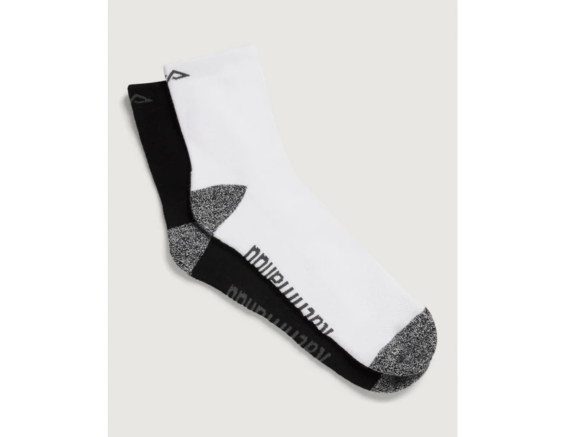 Kathmandu Accion driMOTION Quarter Crew Socks - 2 Pack  Men's