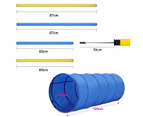 Pawise Dog Agility Equipment Set 28 PCS Pet Obstacle Training Course Tunnel Poles Pause Box Carrying Bags