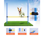 Pawise Dog Agility Equipment Set 28 PCS Pet Obstacle Training Course Tunnel Poles Pause Box Carrying Bags