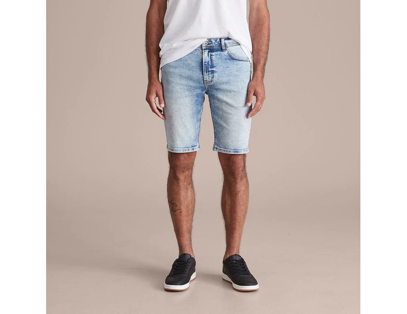 Target Slim Denim Shorts - Blue