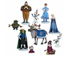 Disney Frozen Adventure Deluxe Figure Play Set 10 Pieces Anna Elsa Olaf Kristoff Sven
