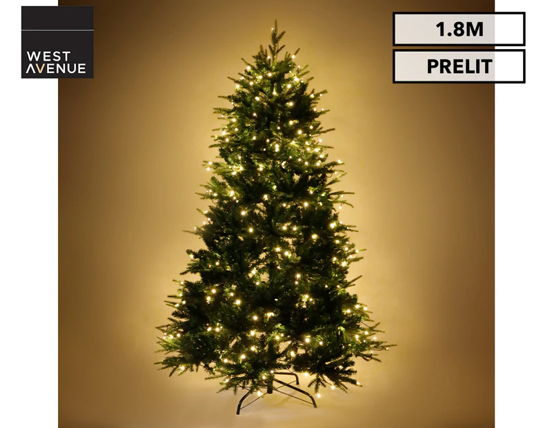 West Avenue Prelit 1.8m / 1035 Tips Christmas Tree LED Lights