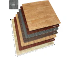 (12 Tiles (4.5sqm), Wood Grain - Gray) - Sorbus Wood Grain Floor Mats Foam Interlocking Mats Tile 1cm Thick Flooring Wood Mat Tiles Borders - Home Office P