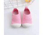 Dadawen Toddler Shoes Baby First-Walking Trainers Toddler Infant Boys Girls-C001Pink