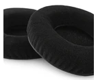 REYTID Replacement Ear Pad Cushion Kit Compatible with Pioneer HDJ-2000 1000 1500 Headphones - Black - Black