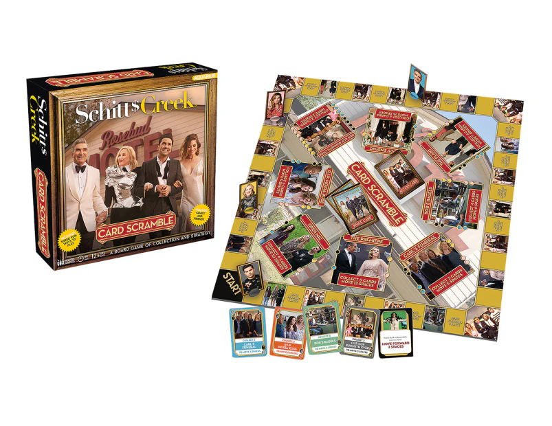 Schitt's Creek Card Scramble Board Game