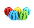 Miserwe 5 Pcs Dog Puzzle Teething Toys Ball Non-Toxic Durable Dog IQ Chew Toy