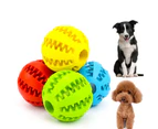 Miserwe 5 Pcs Dog Puzzle Teething Toys Ball Non-Toxic Durable Dog IQ Chew Toy