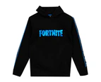 Dadawen Childrens Sweatshirts Fortnite Logo Game Peripheral Letter Print Hoodie-Blue