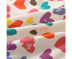 Dadawen Love Sweatshirts for Girls Kids Striped Print Pullover Tops Hoodies