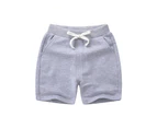 Dadawen Kids 3 Pack 100% Cotton Sport Jogger Shorts Casual Elastic Pants-H