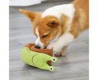 Miserwe Dog Mat Foraging Bowl Interactive Puppy Plush Chew Toy for Dog Slow Feeder Game-Snails