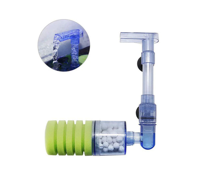 Miserwe Aquarium Biochemical Sponge Filter Ultra Quiet Air Pump Fish Tank Foam Filter-XY2880