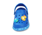 Dadawen Childrens Clogs Boys Girls Soft Sandals Lightweight Non-Slip Shoes-SapphireBlue