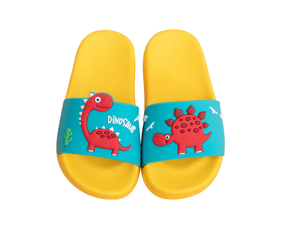 Dadawen Kids Boys Girls Slides Sandals Cute Dinosaur Non Slip