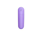 USB Rechargeable Bullet Vibrator Discreet Vibrating Massager Beginner Sex Toy Adult Powerful Purple