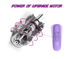 USB Rechargeable Bullet Vibrator Discreet Vibrating Massager Beginner Sex Toy Adult Powerful Purple