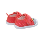 Dadawen Girls Boys Breathable Non-Slip Sneakers First Walkers Shoes-Pink