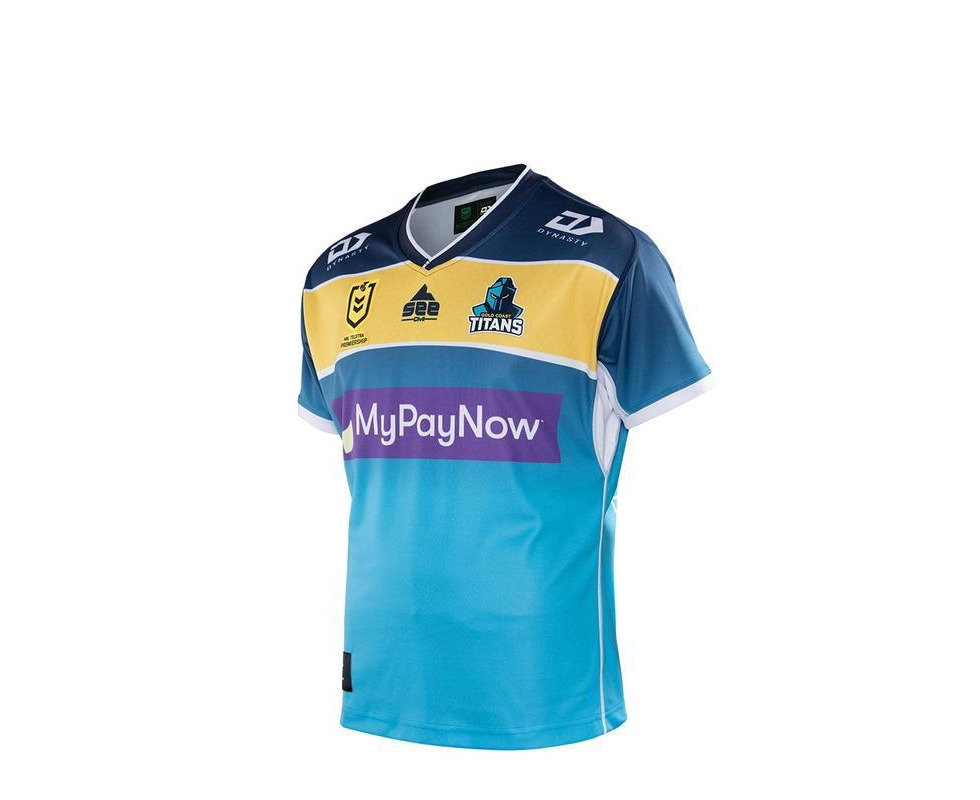 Gold Coast Titans 2023 NRL Dynasty Home Jersey Kids Sizes 6-14!