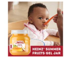 6 x Heinz for Baby Food in Jar Summer Fruits Gel 110g