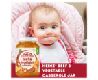 6 x Heinz for Baby Food in Jar Beef & Vegetable Casserole 170g