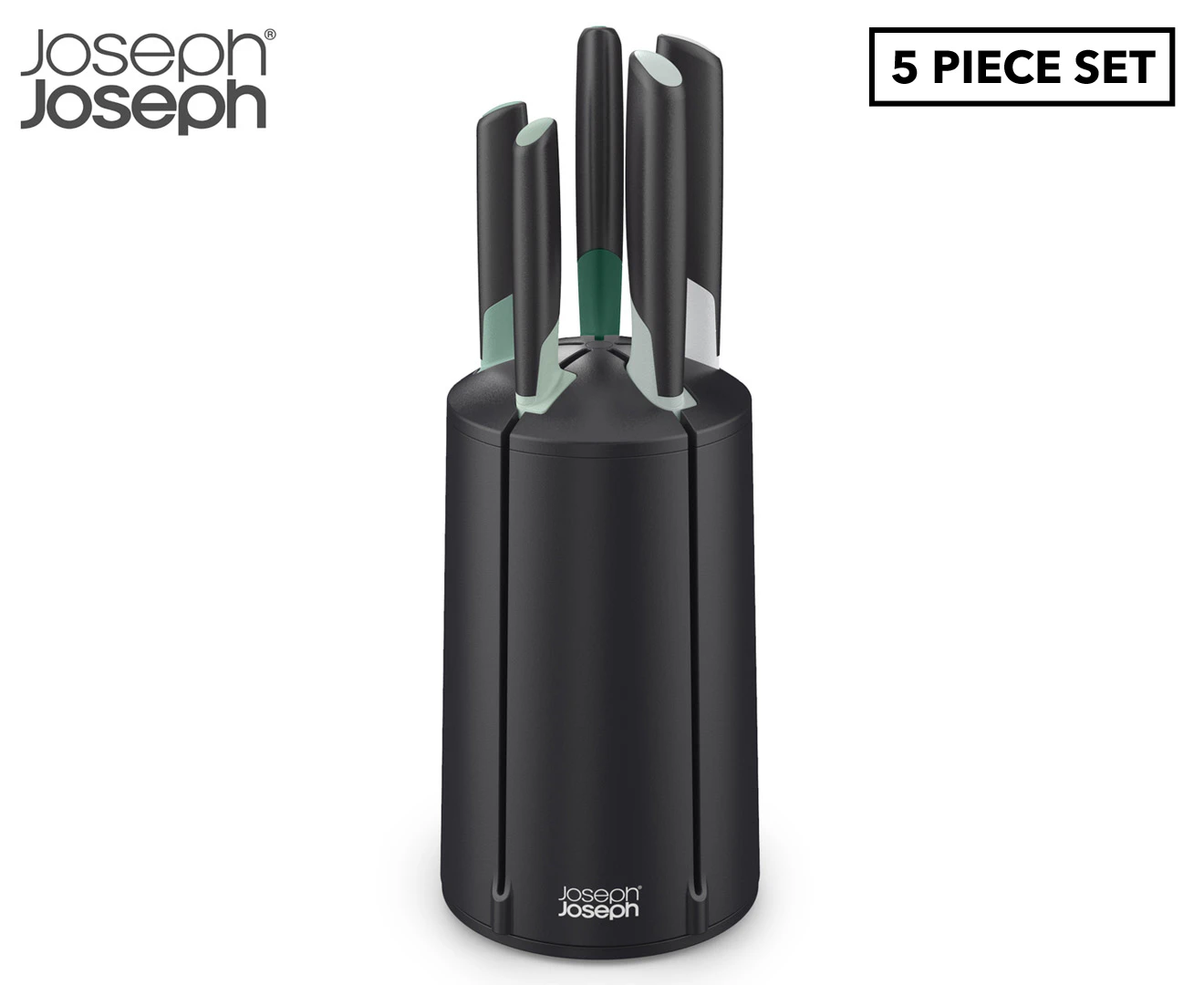 Joseph Joseph 5-Piece Elevate Carousel Knife Block Set