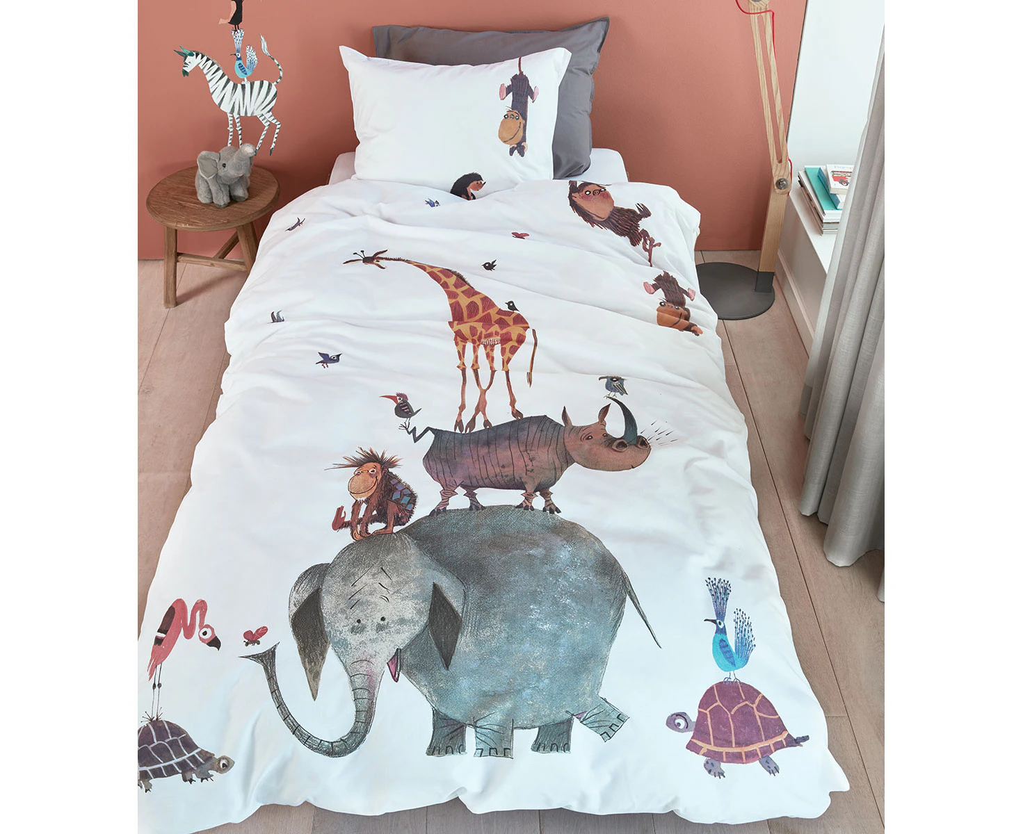 Fiep Westendorp Dieren van Fiep Cotton Quilt Cover Set Single