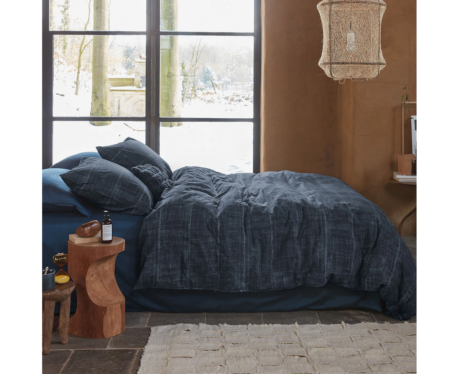 PIP Studio Vintage Indigo Dark Blue Cotton Quilt Cover Set