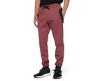 Under Armour Men's Recover Fleece Track Pants / Tracksuit Pants - Burgundy/Black