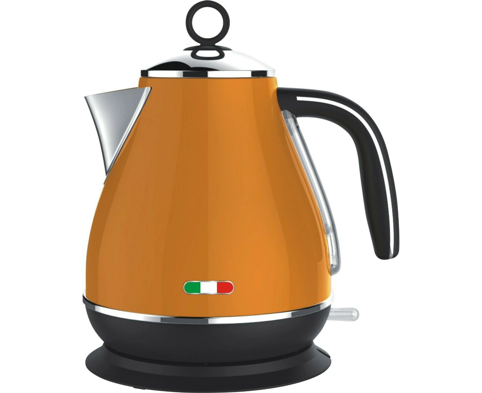 Vintage Electric Kettle Mango Orange 1.7L Stainless Steel AutoOFF 2200W