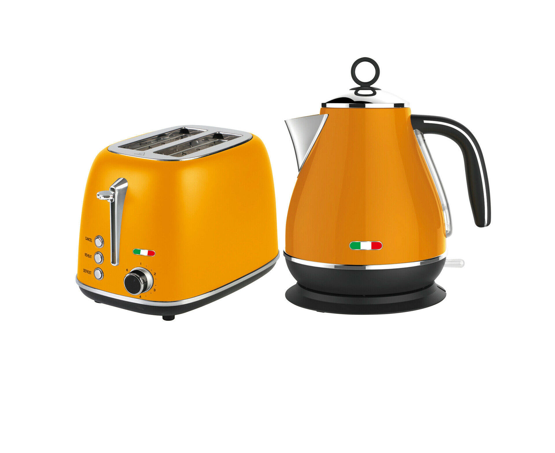 Vintage Electric Kettle Yellow 1.7L Stainless Steel Auto OFF 2200W Not  Delonghi