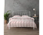 Zinus Classic White Metal Bed Frame