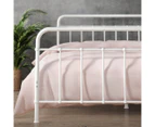Zinus Classic White Metal Bed Frame