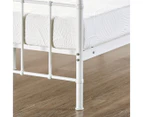 Zinus Classic White Metal Bed Frame