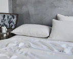 Gioia Casa Vintage French Linen Bed Sheet Set - White