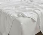 Gioia Casa Vintage French Linen Bed Sheet Set - White 5
