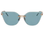 Mulberry Women's SML037300B Sunglasses - Blue/Shiny Rose Gold