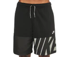 Nike Sportswear Men's Seasonal French Terry Shorts - Black/Particle Grey/White