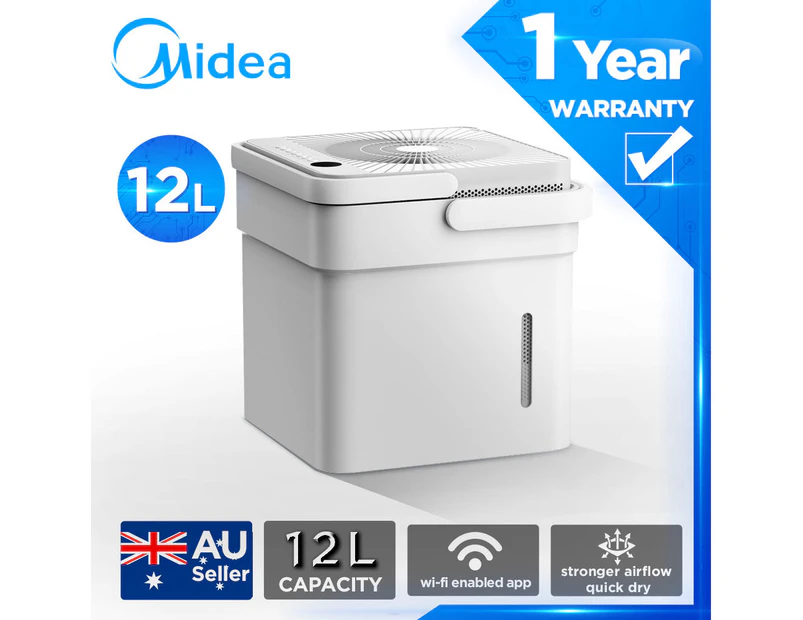 Midea 20L Compact Air Dehumidifier Dryer Cube dehumidifier smart wi-fi-MDDM20