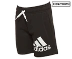 Adidas Boys' Essentials Shorts - Black/White