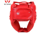 WESING Aiba Approved Leather Muay Thai MMA Boxing Head Guard