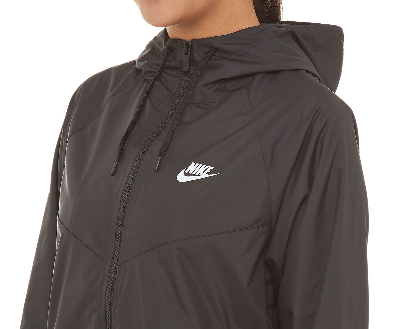 Nike Sportswear Women's Windrunner Jacket - Black/White | Catch.co.nz