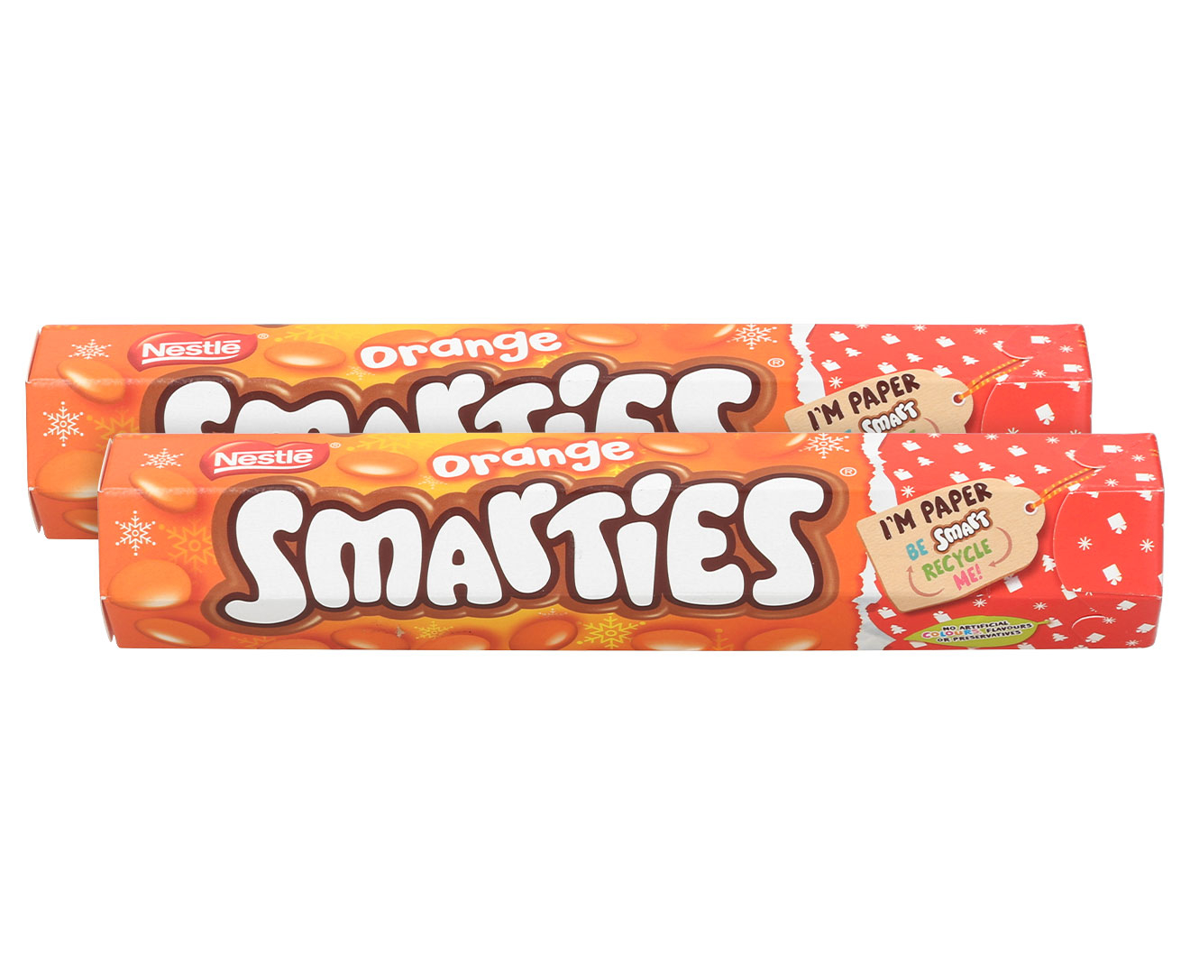 2 x Nestlé Smarties Giant Tube Orange 120g | Catch.co.nz
