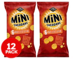 2 x 6pk Jacob's Mini Cheddars Red Leicester 150g